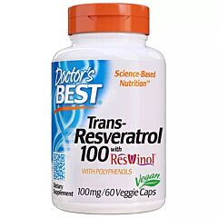 Trans-Resveratrol, 100 мг, 60 гелевых капсул