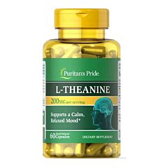 Л-теанин (L-Theanine) - 200 мг, 60 капсул