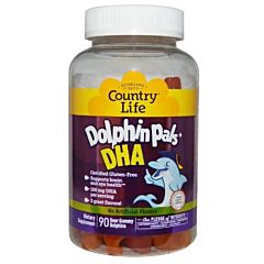 Картинка Country Life  Dolphin Pals DHA 90 желейных конфет