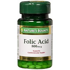 Folic Acid, 800 mcg 250 Tablets