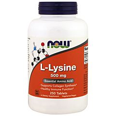 NOW - L-Lysine 500mg (250 tabs)