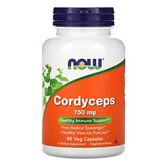 Картинка Now Cordyceps 750 mg 90 caps