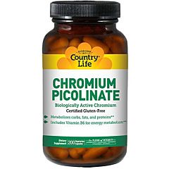 Картинка Country Life Chromium Picolinate  200 капс