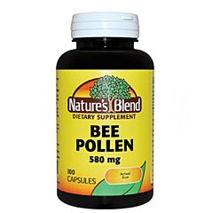 Картинка Nature's Blend - Bee Pollen 580 mg - 100 caps