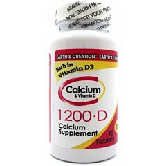 Фото\Картинка Earth‘s Creation	Calcium 600 mg with Vitamin D 400 IU - 90 таб