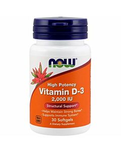 Vitamin D-3 2,000 IU Softgels 30 caps